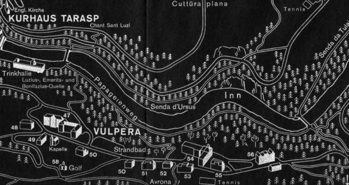 Lageplan Waldhaus Vulpera Drrenmatt Schuls Tarasp Vulpera